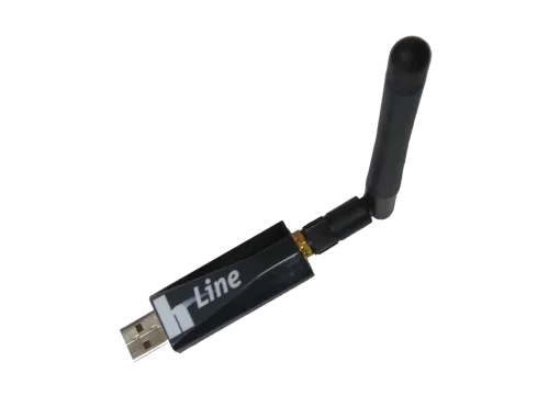 hLine ANT USB Extended Adapter ANT+ Stick with USB2 ANT2 Stick also suitable for Garmin with external antenna